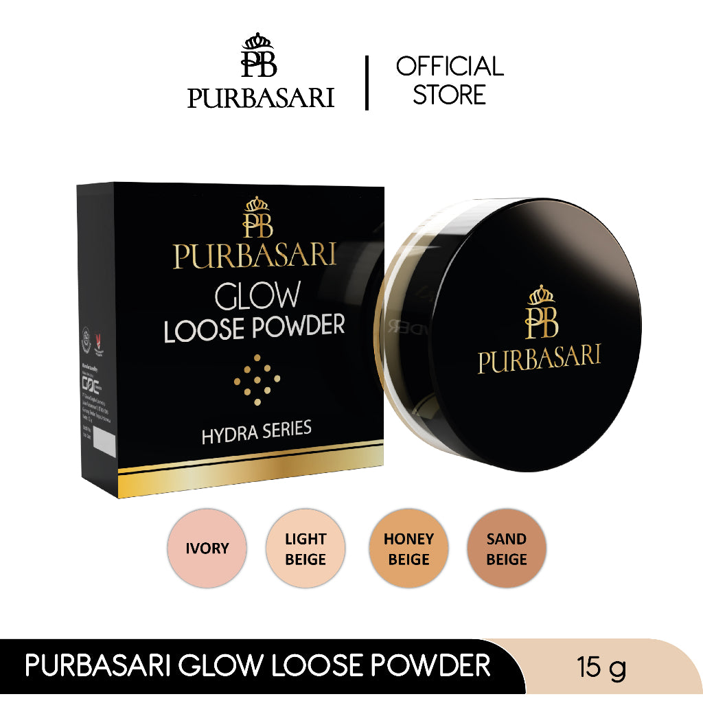 [BUY 1 GET 1] Purbasari Glow Loose Powder / Setting powder / Bedak Tabur