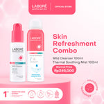 Labore Skin Refreshment Combo Package (Mild Cleanser 100ml, Thermal Soothing Mist 100ml) - Paket Bundle Pembersih Wajah dan Pelembab Wajah Kulit Sensitif