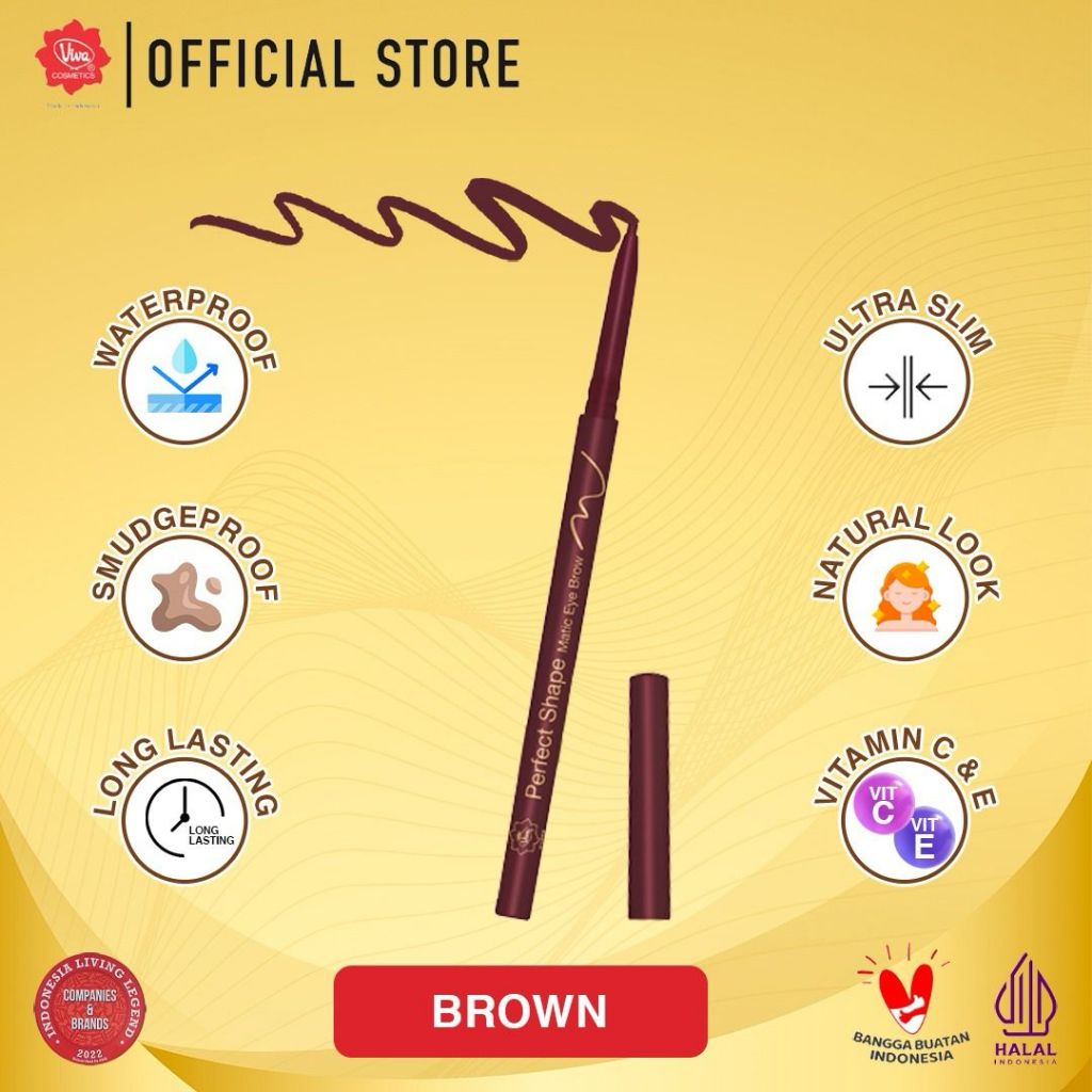 Viva Queen Perfect Shape Eyebrow Matic (WATERPROOF) - tersedia 3 varian warna