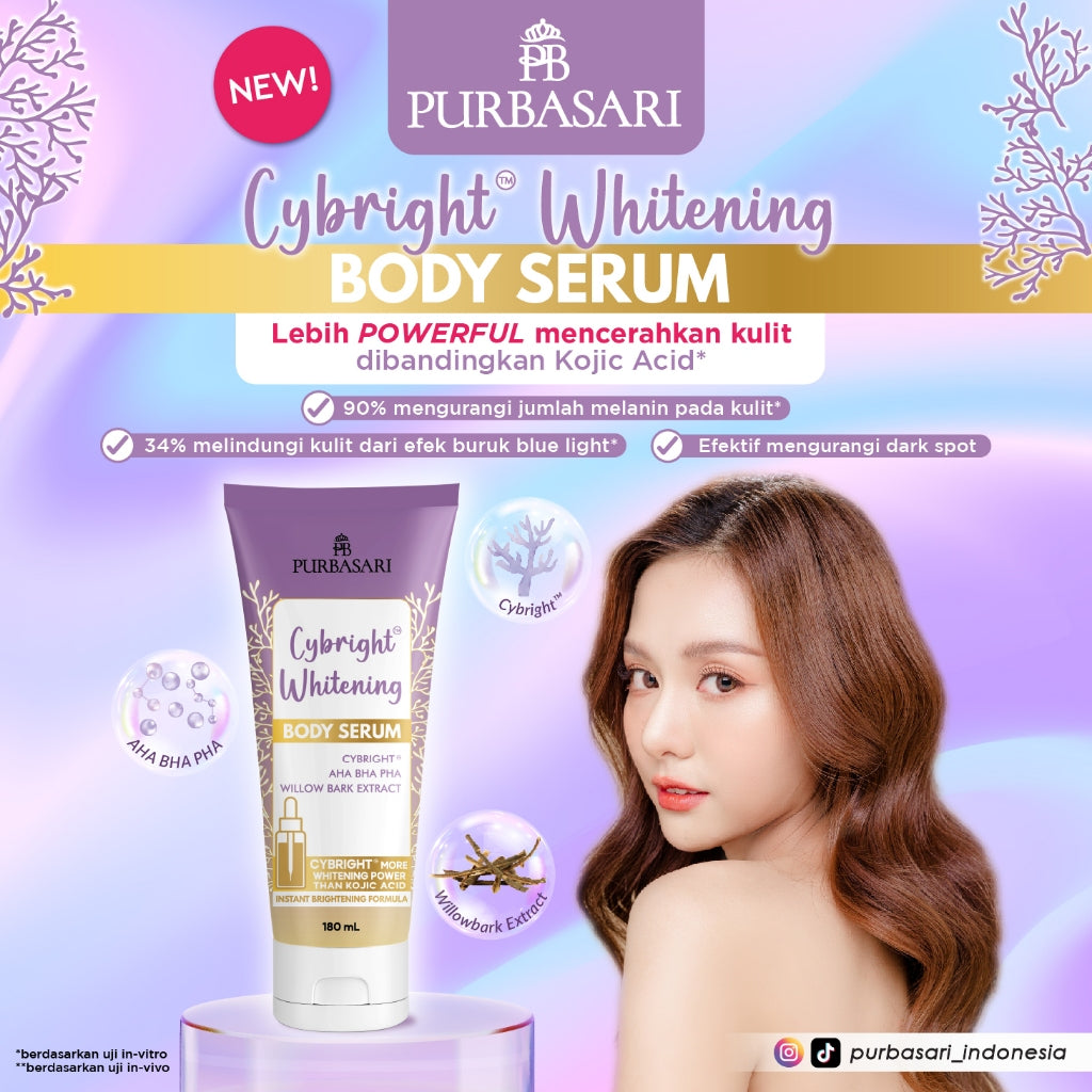 Purbasari Cybright Whitening Body Serum 180 ml / Body Serum Viral