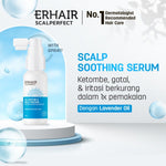 ERHAIR Scalperfect Allantoin & Silk Protein Scalp Soothing Serum 30ml - Perawatan Kulit Kepala Berketombe