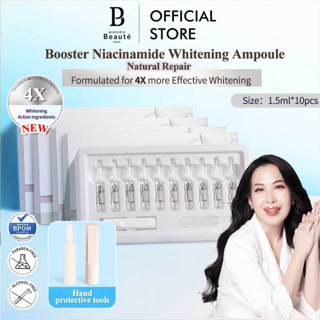 [Live][Louisse's Exclusive] PREMIERE BEAUTE Ampoule Serum 4-Box Bundle [BPOM] Whitening Ampoule Serum Skincare 1.5ml*10 Centella Niacinamide Booster Essential [LIVE] louisse