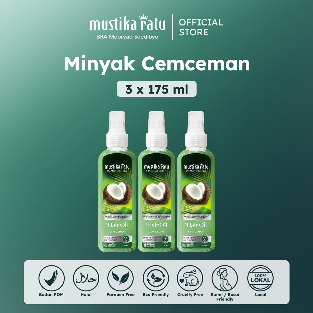 Mustika Ratu Triple Bundle Minyak Cemceman 175ml
