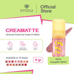NEW! Emina Creamatte 4 g - Comfily Matte 9x Moist Boost
