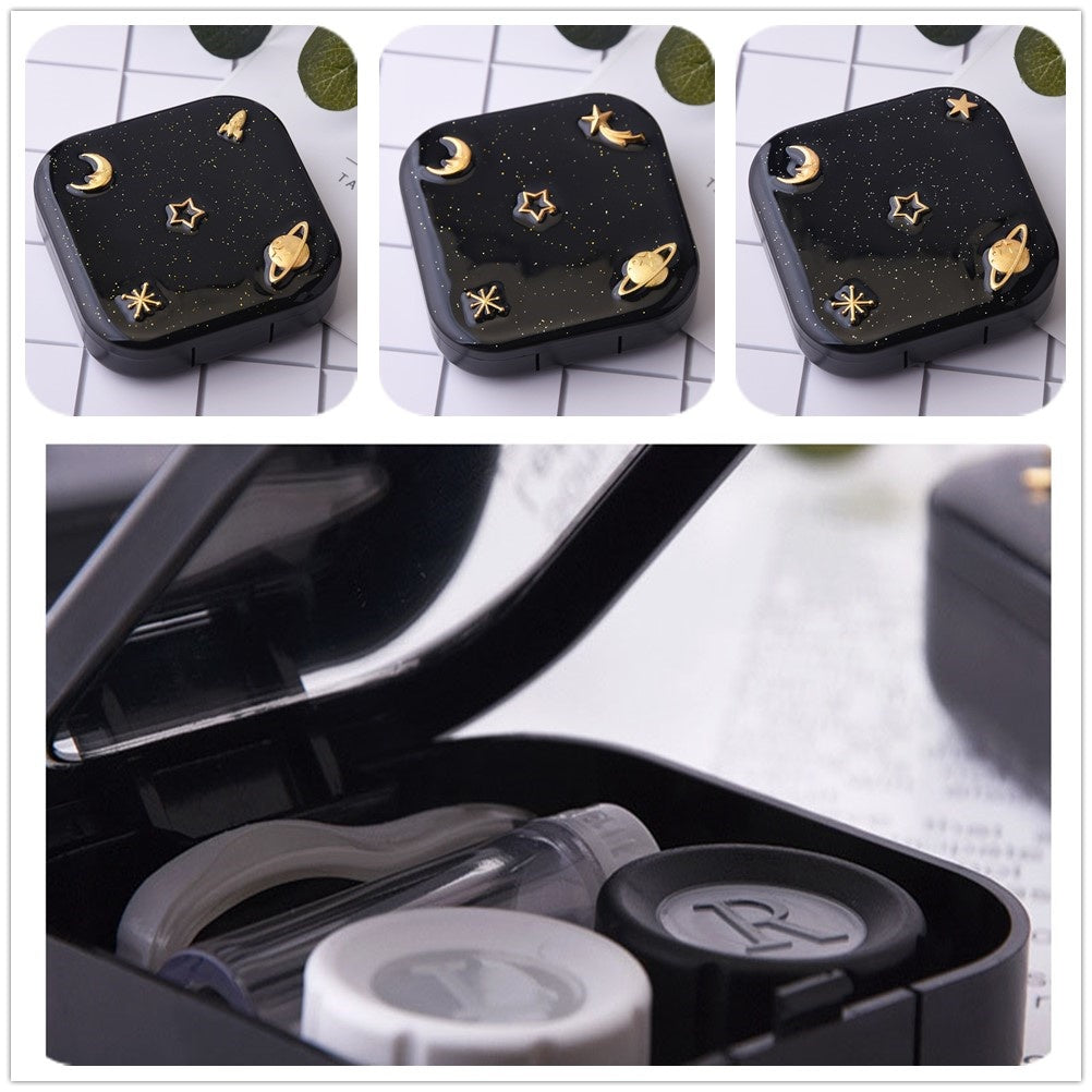 Eyeshare Kotak Softlens Kotak Softlens Langit Berbintang Hitam Kotak Lensa Kontak