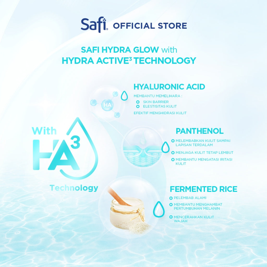 Safi Hydra Glow Hydrating Water Drop Moisturizer 40gr - Pelembap Wajah