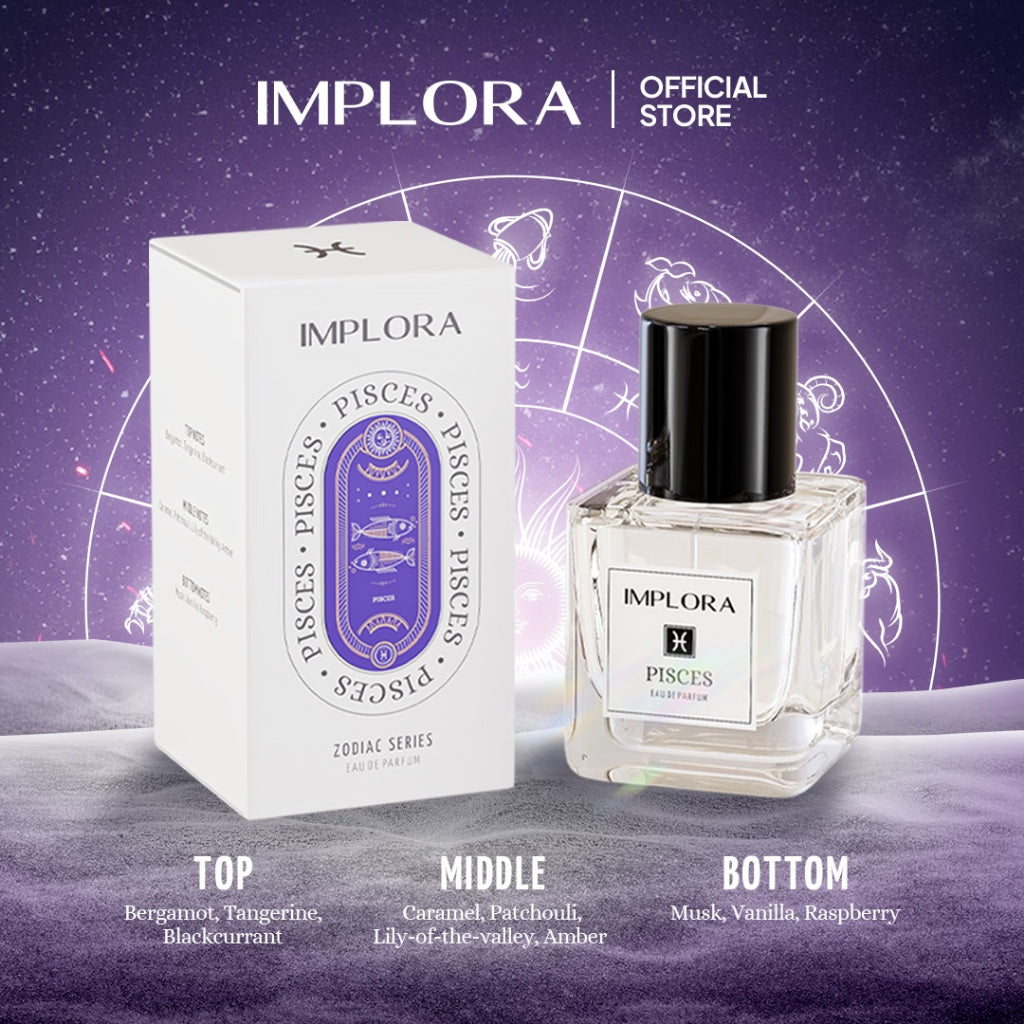 Implora Zodiac Series Eau De Parfum | Tahan Lama | Sweet Fresh Woody