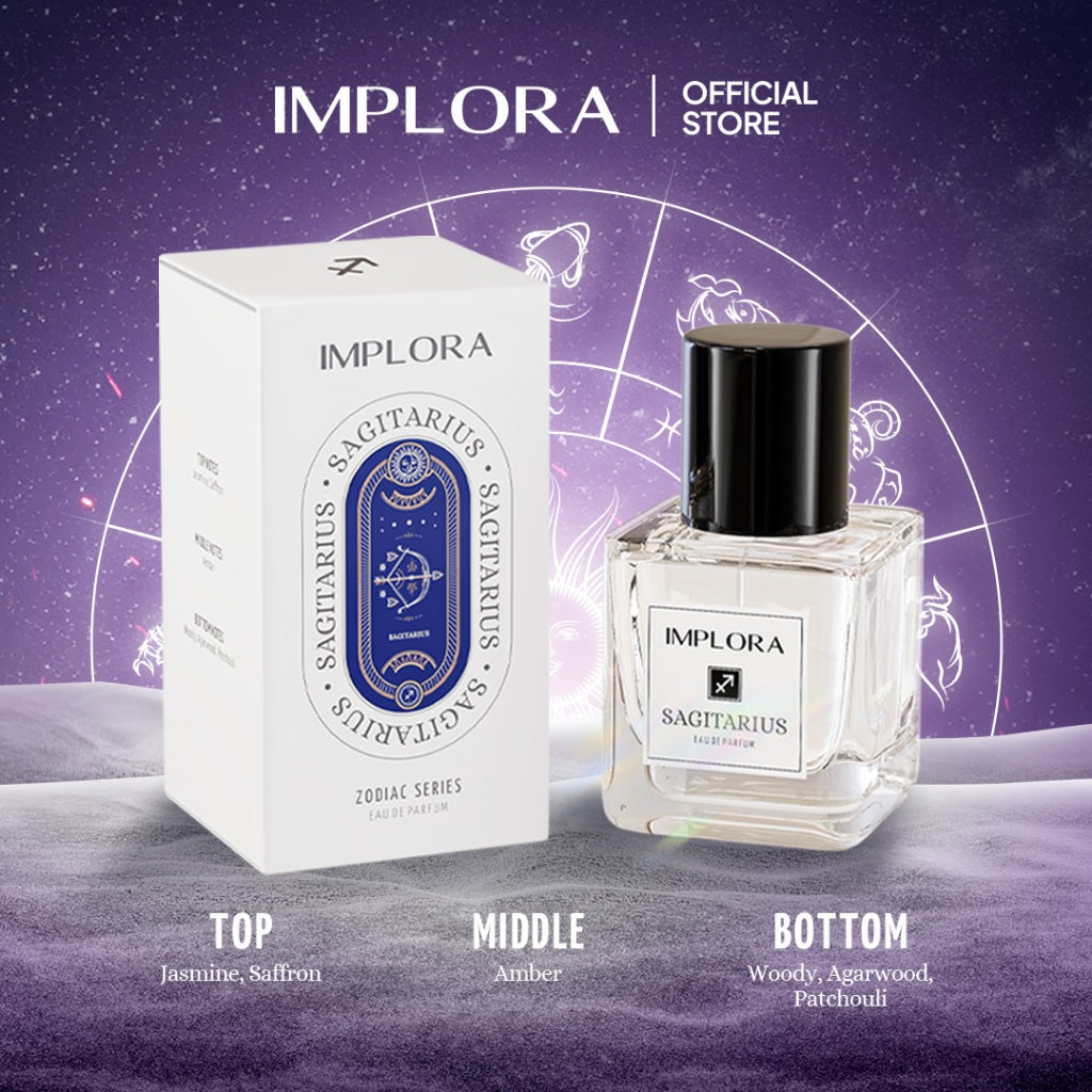 Implora Zodiac Series Eau De Parfum | Tahan Lama | Sweet Fresh Woody