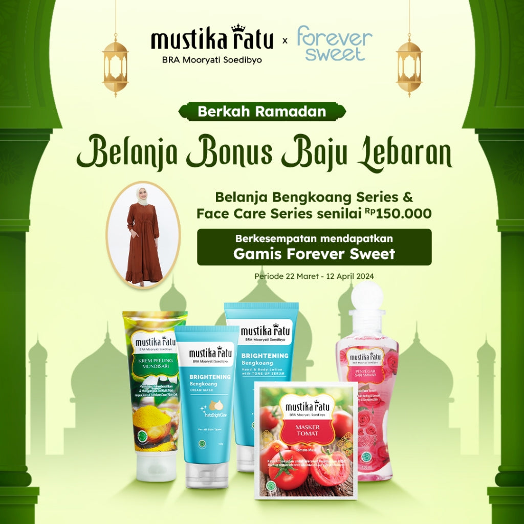 Mustika Ratu Penyegar Sari Mawar Putih 150ml toner perawatan wajah