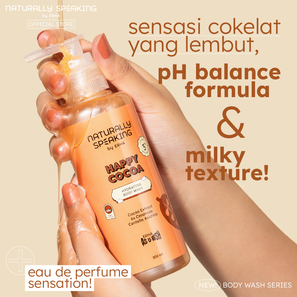 Naturally Speaking Happy Cocoa Hydrating Body Wash 200ml
