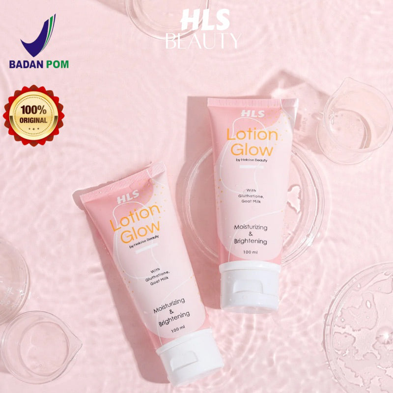 Lotion glow by heloise beauty (lotion pemutih / bekas luka / jerawat punggung) BPOM