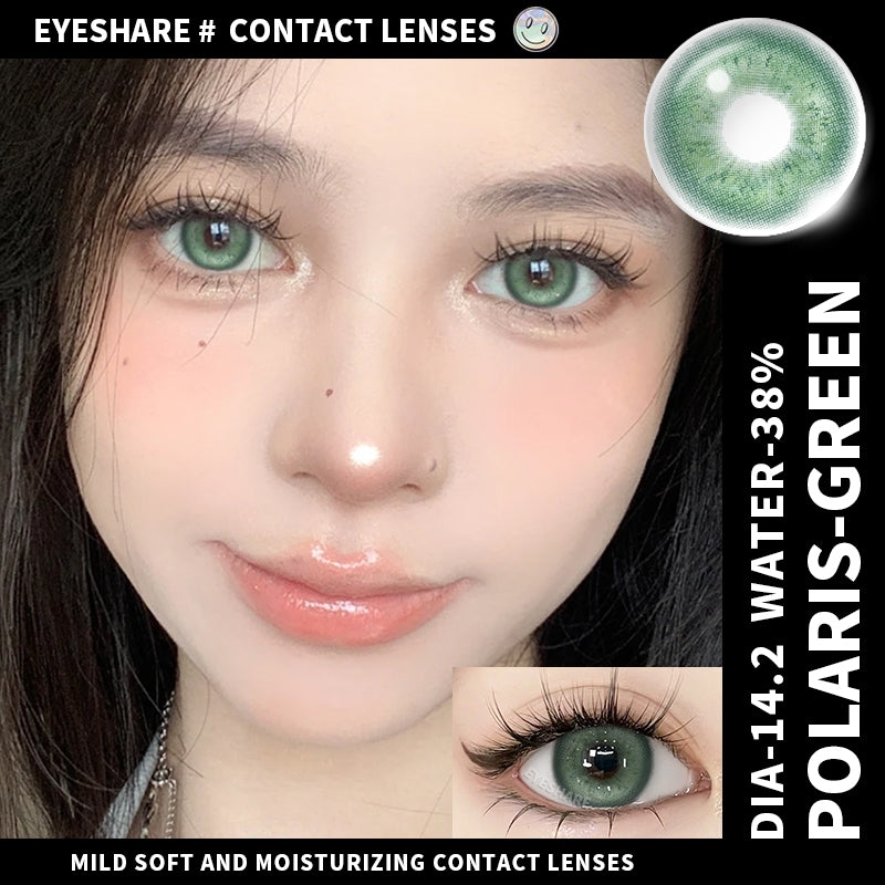 Eyeshare (COD) Polaris Brown Softlens 14.2mm 1Pasang Lensa Kontak