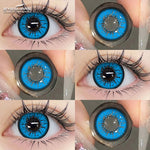 Eyeshare Softlens 1Pasang Bella Yellow 14.5mm Big Eye Cosplay Lensa Kontak Softlens