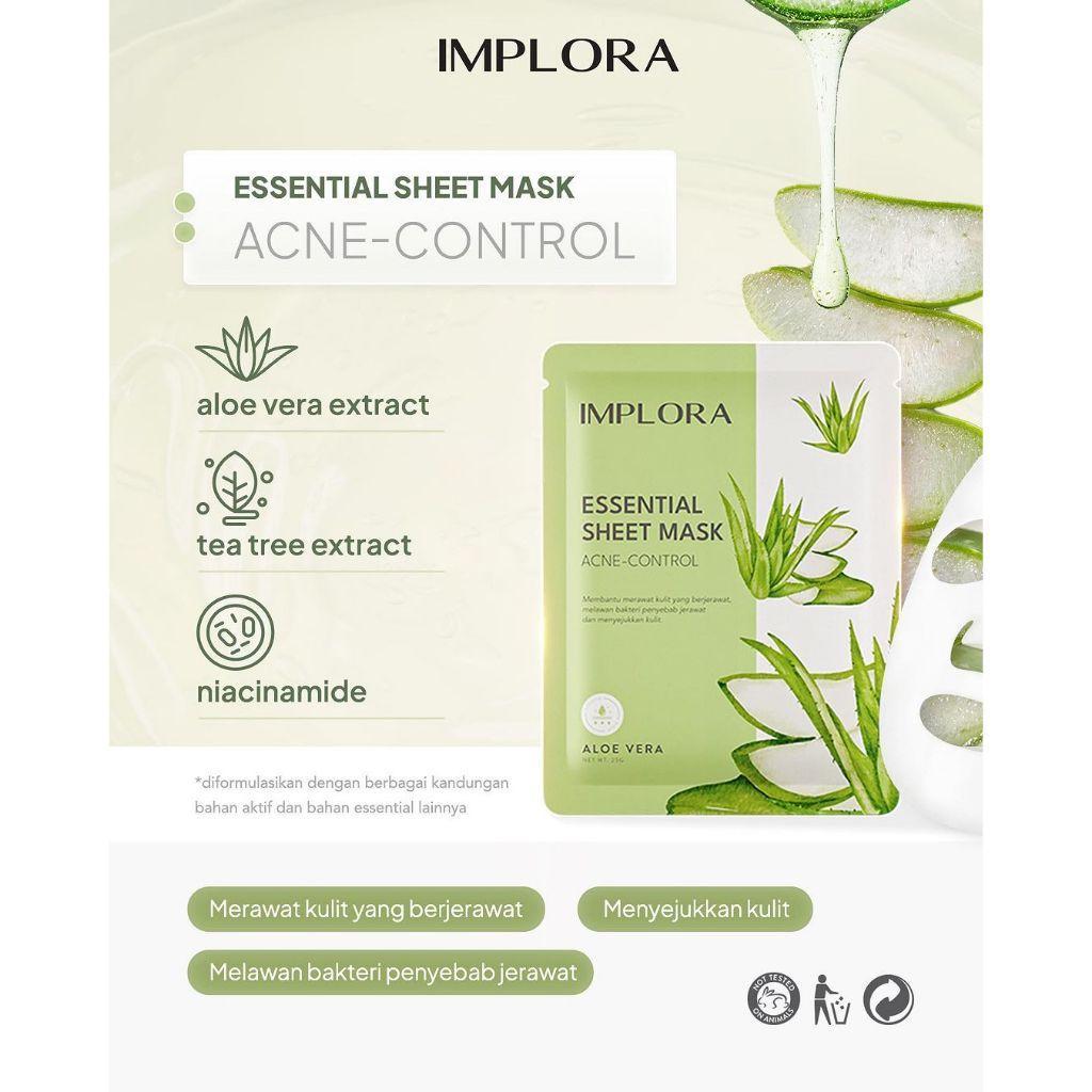 [12 PCS] Implora Essential Sheet Mask