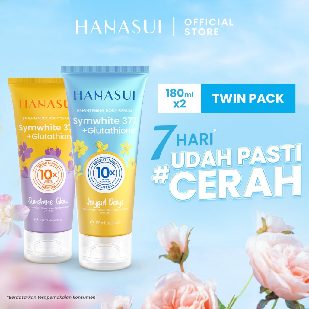 Hanasui Brightening Body Serum - Body Serum With Symwhite377 + Glutathione Mencerahkan & Menghidrasi Kulit