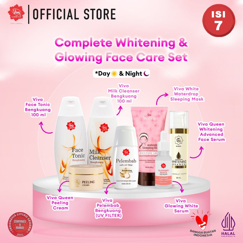 [PROMO] Paket Complete Whitening & Glowing Face Care Set
