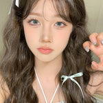 normal&minus[-1.00s/d~-8.00] Beauty Lens Softlens Hijau dan Biru Lensa Berwarna Lensa mata Ukuran 14.5mm