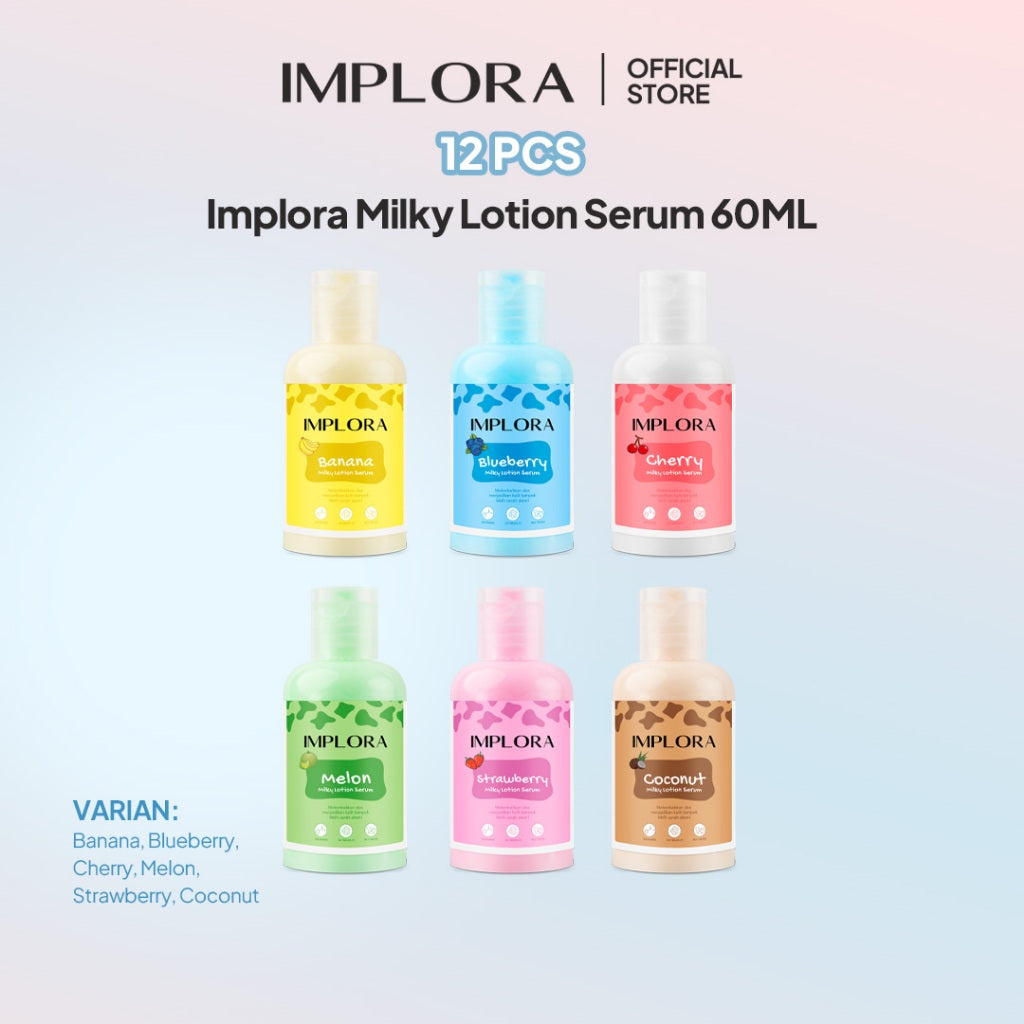 [12 PCS] Implora Milky Lotion Serum 60 ml