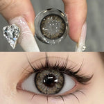 Eyeshare Softlens14.5mm Big Eyes Soft Colored Contact lenses Gray Soflen Mata Yearly Use