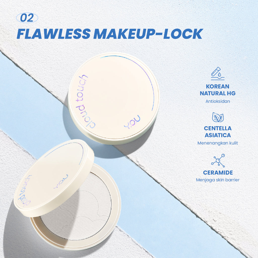 YOU Cloud Touch Invisible Setting Powder Oil Control No Sebum Bedak Wajah Kosmetik Powder