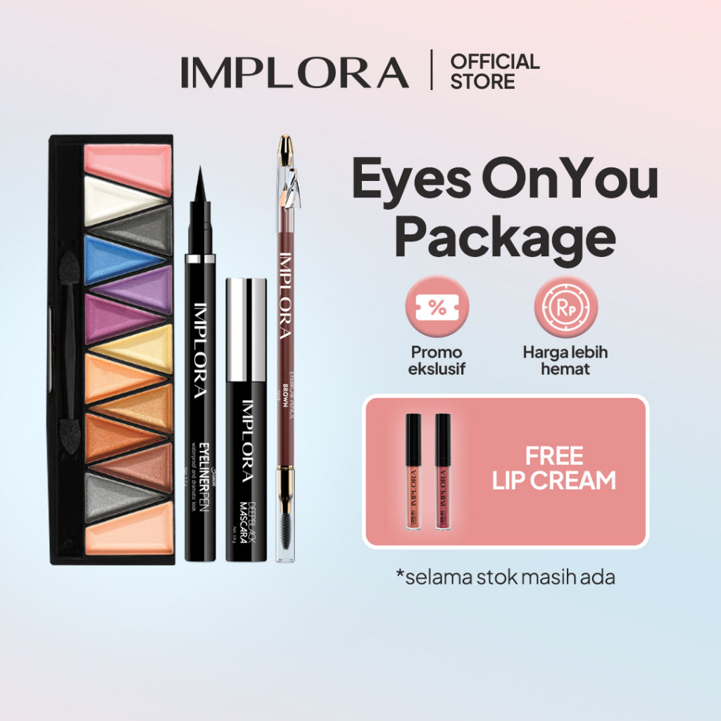 [FREE LIP CREAM] Implora Eyes On You Package
