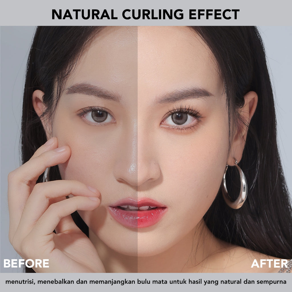 YOU Lashtension Enhancing Fiber Mascara Maskara Waterproof Tahan 12 Jam Lash Lift Kosmetik Mata