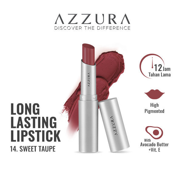 AZZURA Longlasting Lipstick 3gr 12 Jam Tahan Lama