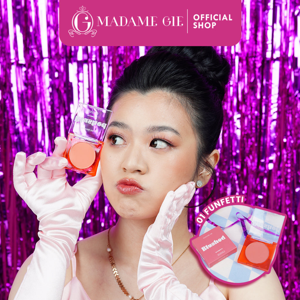 [FLASH SALE] Madame Gie Blushed -  Make up Blush On Soft Powder Naturally Pigmens
