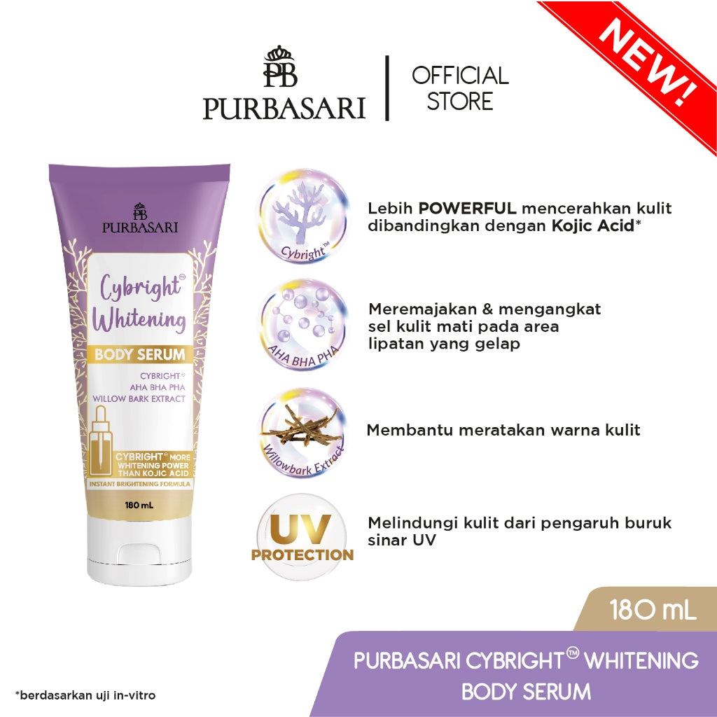 Purbasari Cybright Whitening Body Serum 180 ml / Body Serum Viral