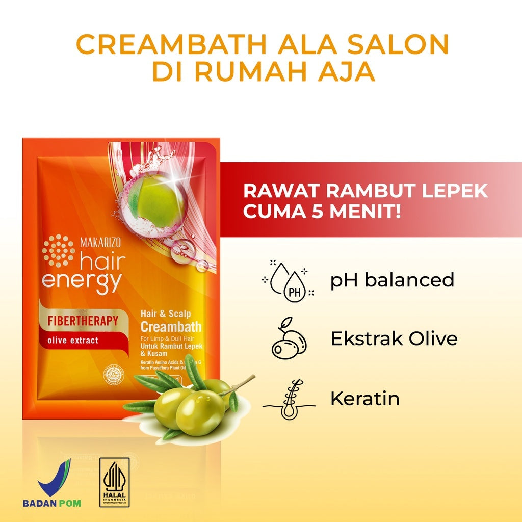 Makarizo Paket Hempas Rambut Lepek