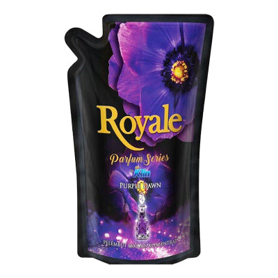 ROYALE PARFUME SERIES BY SO KLIN PELEMBUT PAKAIAN PINK SATIN 650ML/PURPLE DAWN/BLUE SAPPHIRE/BLACK VELVET/HOT SUMMER/PELMBUT PAKAIAN KONSENTRANT/PEWANGI/ISI ULANG/CAIR/POUCH