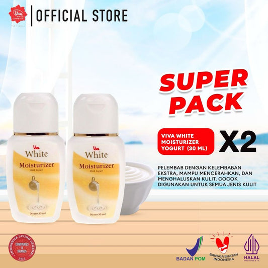 [Super Pack !!!] Viva White Moisturizer With Yogurt (GLOWING) - 2 pcs
