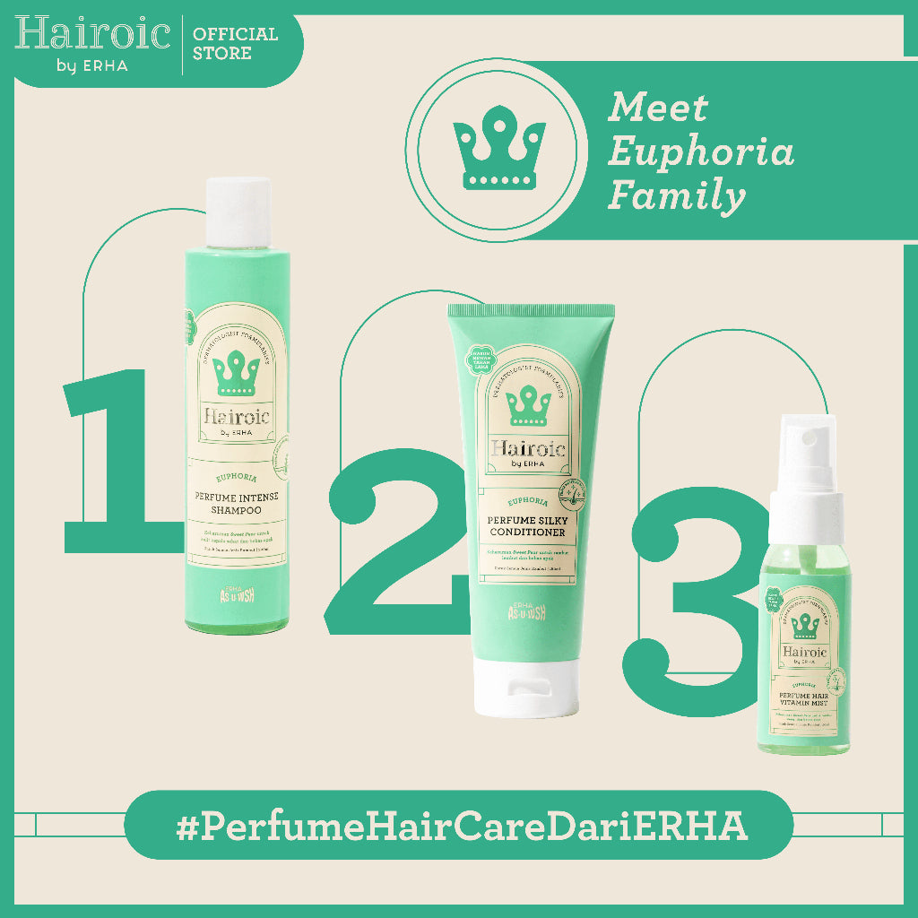 Hairoic Euphoria Silky Conditioner 180ml - Parfum Kondisioner Rambut