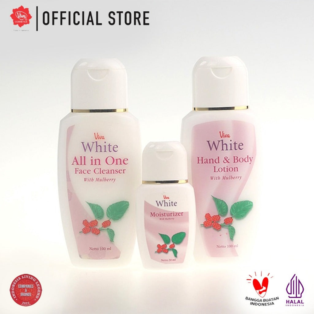 Viva White All in One Face Cleanser With Mulberry (WHITENING & GLOWING)