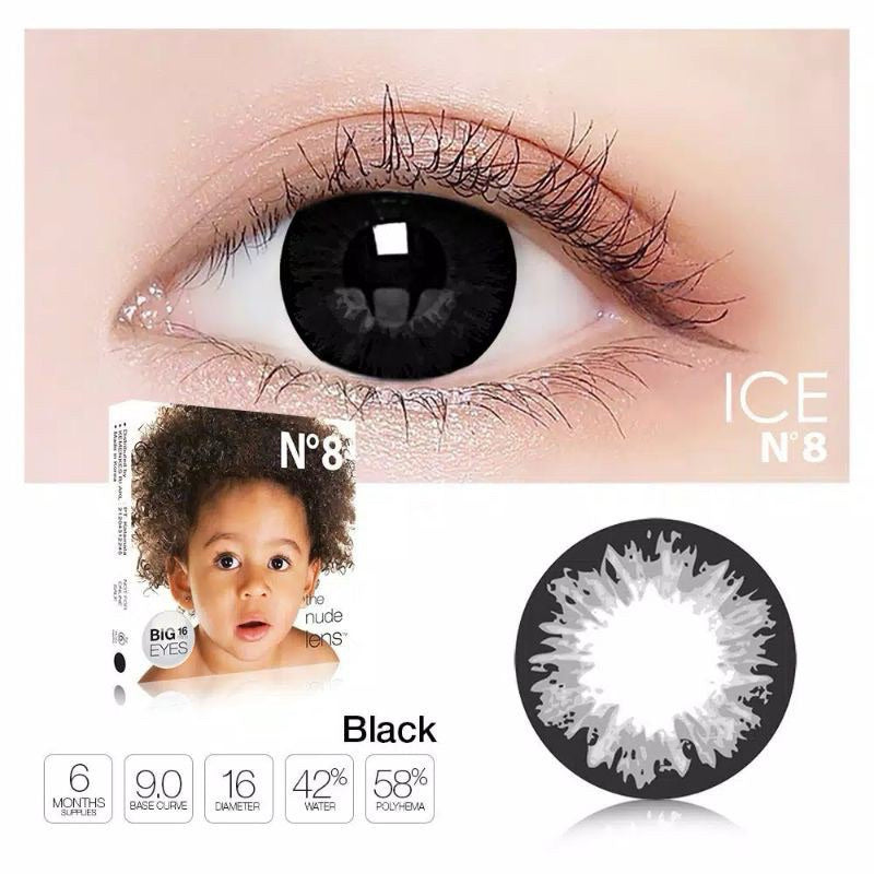 SOFTLENS ICE N8 COLOR NORMAL & MINUS -0.50 SD -6.00