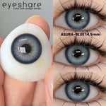 Eyeshare Black Softlens 14.5mm Big Eyes Natural Korea New Softlens Lensa Warna Soflen