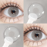 Eyeshare Softlens Bubble Gray Softlens 14.5mm Big Eyes