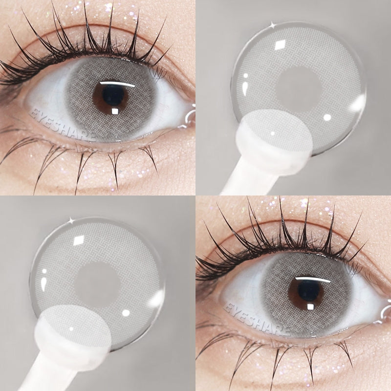 Eyeshare Softlens Bubble Gray Softlens 14.5mm Big Eyes