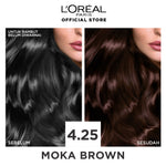 (PAKET HEMAT ISI 2) L'Oreal Paris Excellence Creme Triple Care Hair Color 4.25 Moka Brown (Cat / Pewarna Rambut)