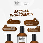 Barber Daily 4in1 (Shampoo, Conditioner, Face Wash, and Body Wash)