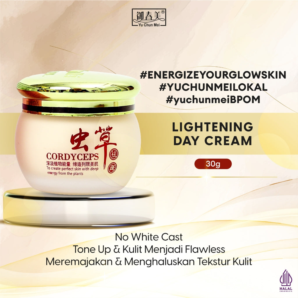 [BPOM ORIGINAL LOKAL] YU CHUN MEI Cordyceps Whitening KIT Gold
