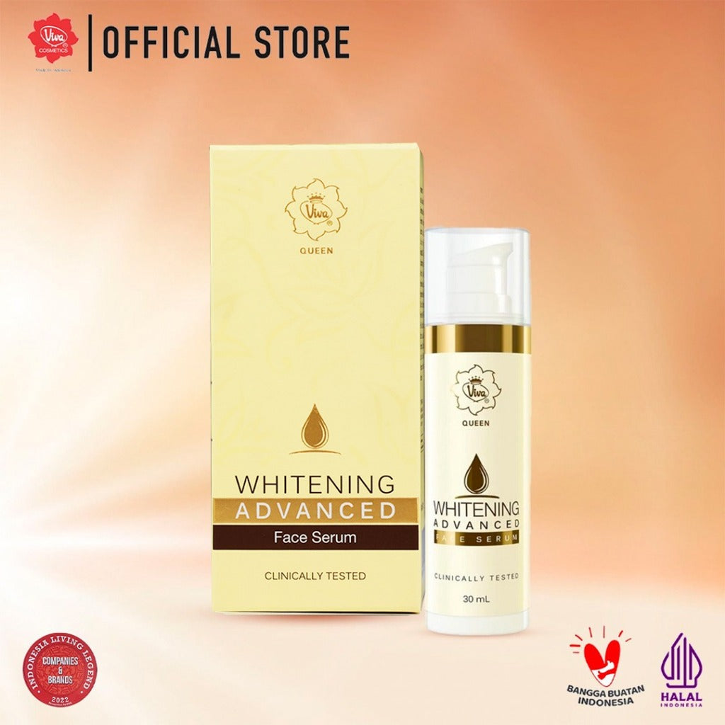 [Super Pack !!!] Viva Queen VIT C ACTIVE Whitening Advanced Face Serum with NIACINAMIDE & Vit B3- 30 ml (BRIGHTENING, WHITENING & GLOWING)- (isi 2 pcs)
