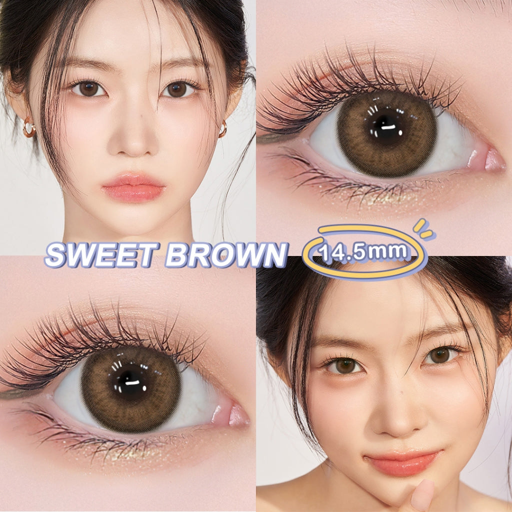 [0.00 s/d -6.00]Magister Softlens Minus14.5mm Lensa Kontak Warm Softlens For Big eyes 1Pasang 6bulan