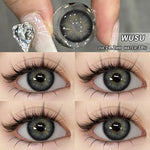 Eyeshare Softlens Wusu Black Brown Warna 14.2MM Lensa Kontak Natural Softlen