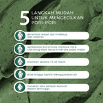 ELFORMULA Intensive Pore Clarifying Mugwort Mask - Clay Mask Mud Mask Acne Pembersih Pori-pori Pores Eksfoliasi Wash Off Masker Wajah Glowing Claymask Komedo Kulit Jerawat Sensitif