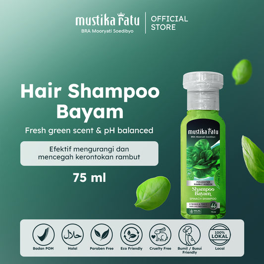 Mustika Ratu Shampoo Bayam 75ml