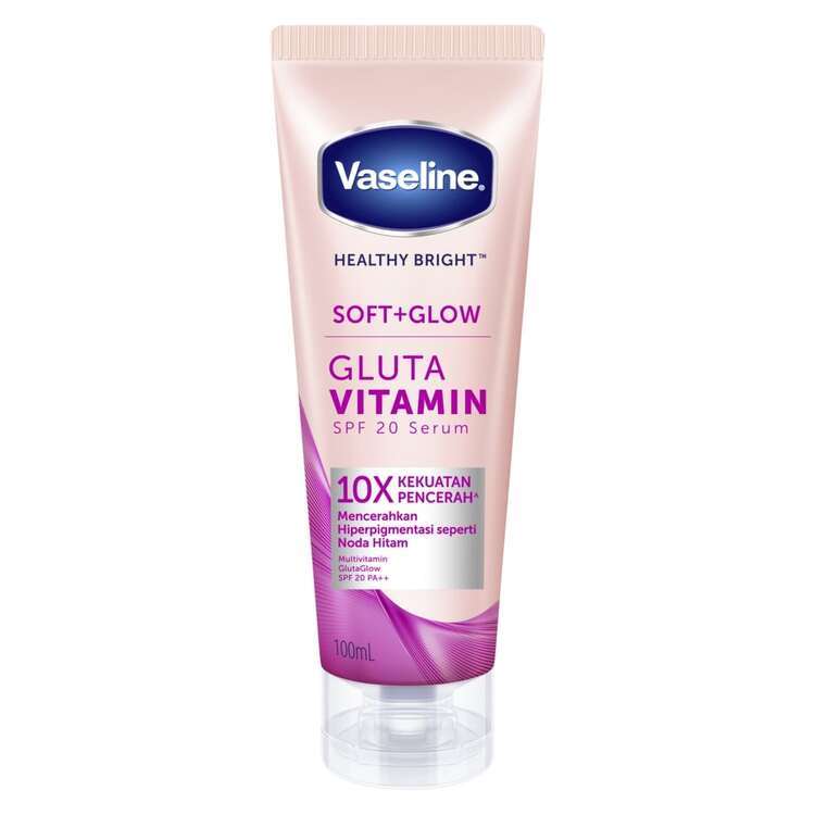 VASELINE SOFT GLOW GLUTA VITAMIN SPF 20 BODY SERUM NIACINAMIDE 100ML