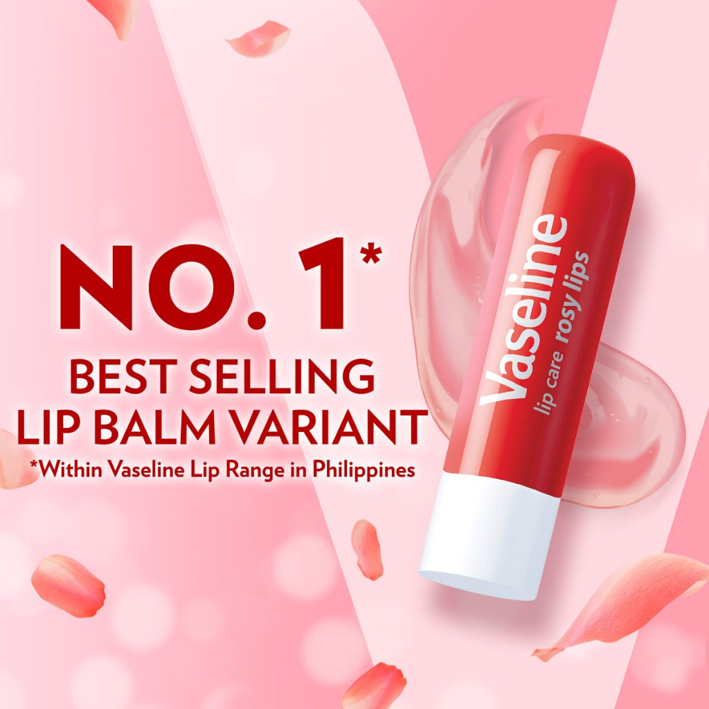 Vaseline Lip Therapy Balm Stick Rosy Lips 4.8gr - Pelembab Bibir - Lip Balm