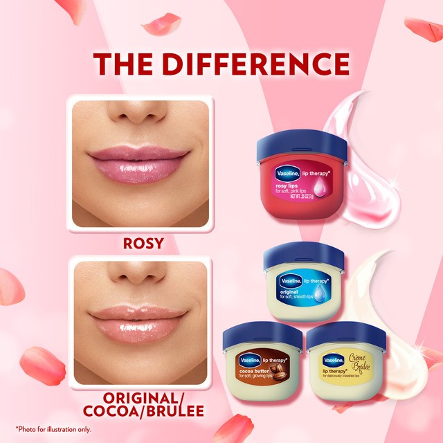 Vaseline Lip Therapy Rosy Lips 7gr - Pelembab Bibir - Lip Balm