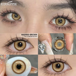 Eyeshare Putih Black Softlens 1Pasang 14.5mm Lensa Kontak Cosplay Softlen